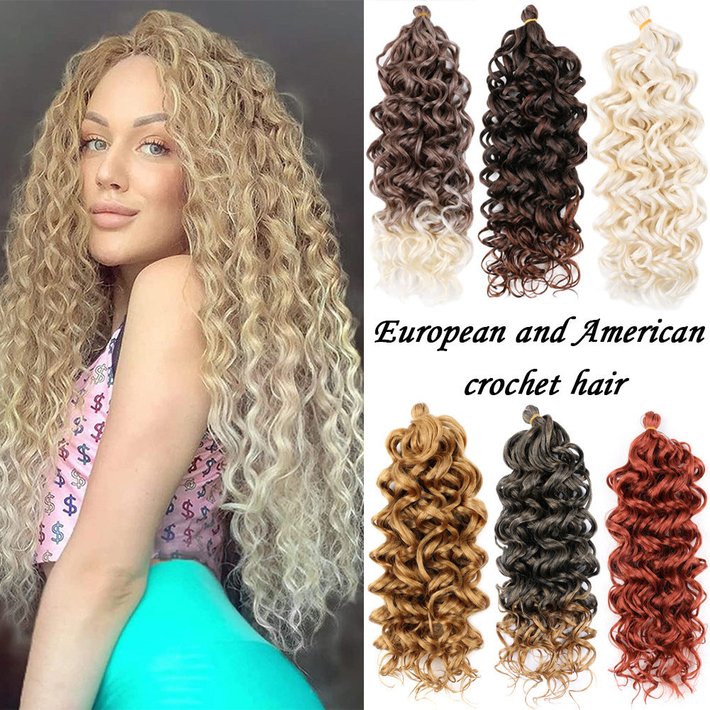 White Smoke Exotic Hawaii Curl Bundles - Island Vibe (Long Wavy Braiding Hair) Hair Extension