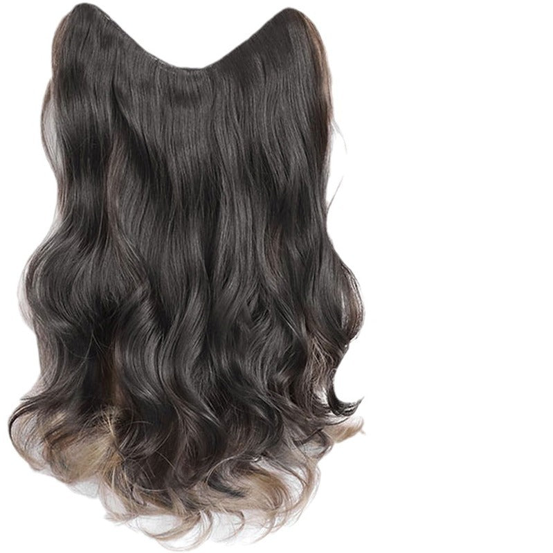 White Smoke Sun-Kissed Balayage Wavy Extension - Euro Summer (One-Piece Highlight) Hair Extension
