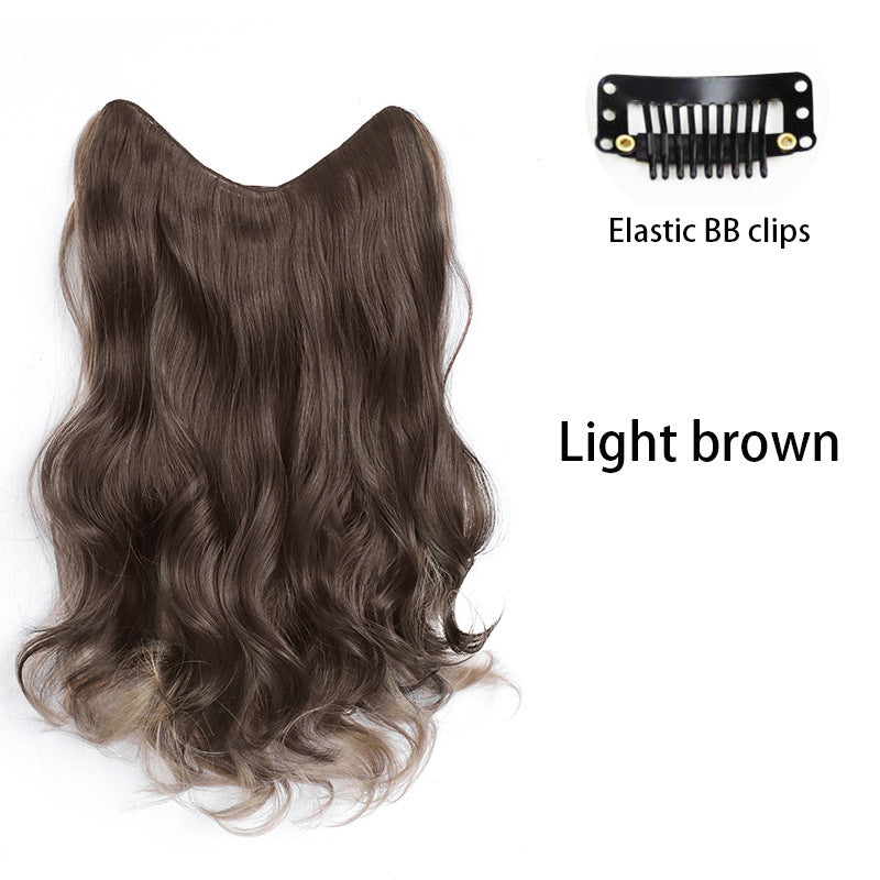 White Smoke Sun-Kissed Balayage Wavy Extension - Euro Summer (One-Piece Highlight) Hair Extension