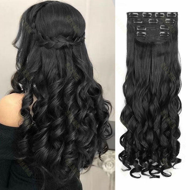 Dark Slate Gray Royal Roman Princess Curl Set - Regency Romance (4-Piece Clip-In) Hair Extension