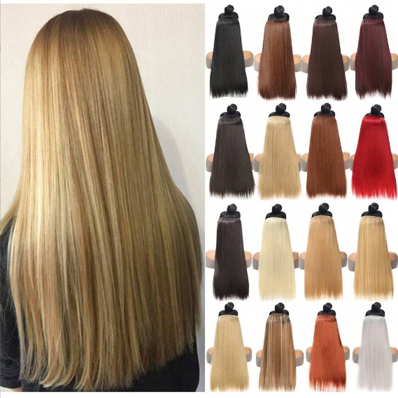 White Smoke Secret Length Halo Extension - Stealth Glamour (20-32 Inch Invisible Wire) Hair Extension