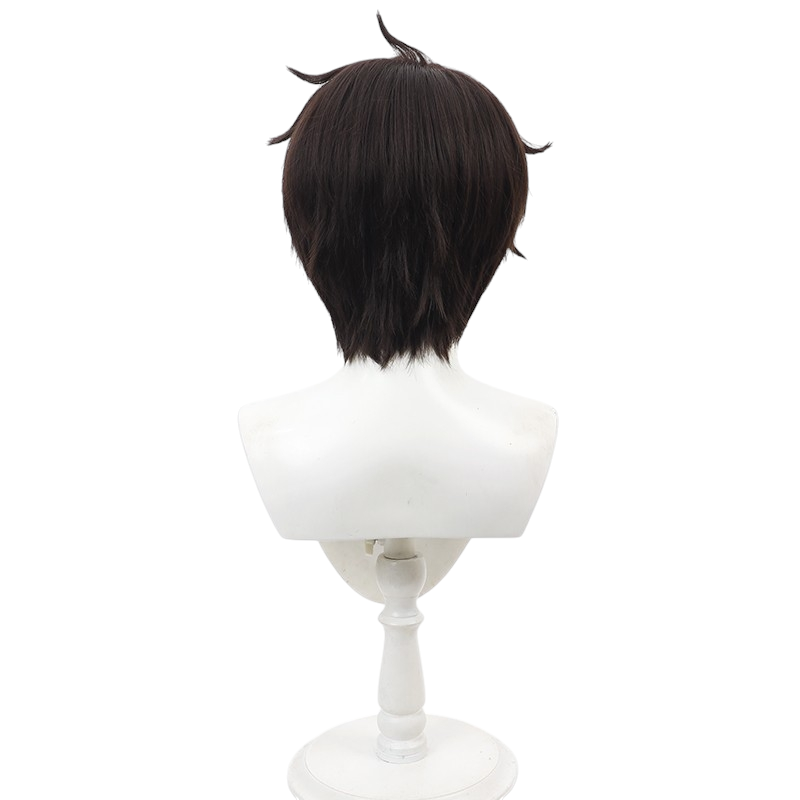 White Smoke Twenty-Fifth Bam Cosplay Wig - Tower of God (Dark Brown Flipped) (FEVERCOS)