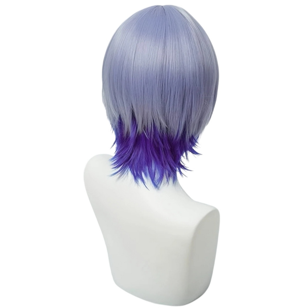 White Smoke Koyanagi Rou Cosplay Wig - Nijisanji / VTuber (Gradient Scalp Style) (FEVERCOS)