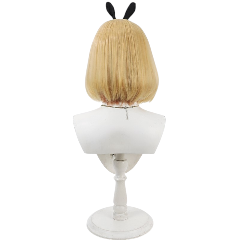 White Smoke Shushu Suruga Cosplay Wig - Chained Soldier (Two-Tone Twin Tails) (FEVERCOS)