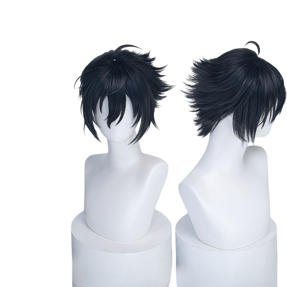 White Smoke Kantsubaki Rousei Cosplay Wig - Agents of the Four Seasons (Teased Flipped Short) (FEVERCOS)