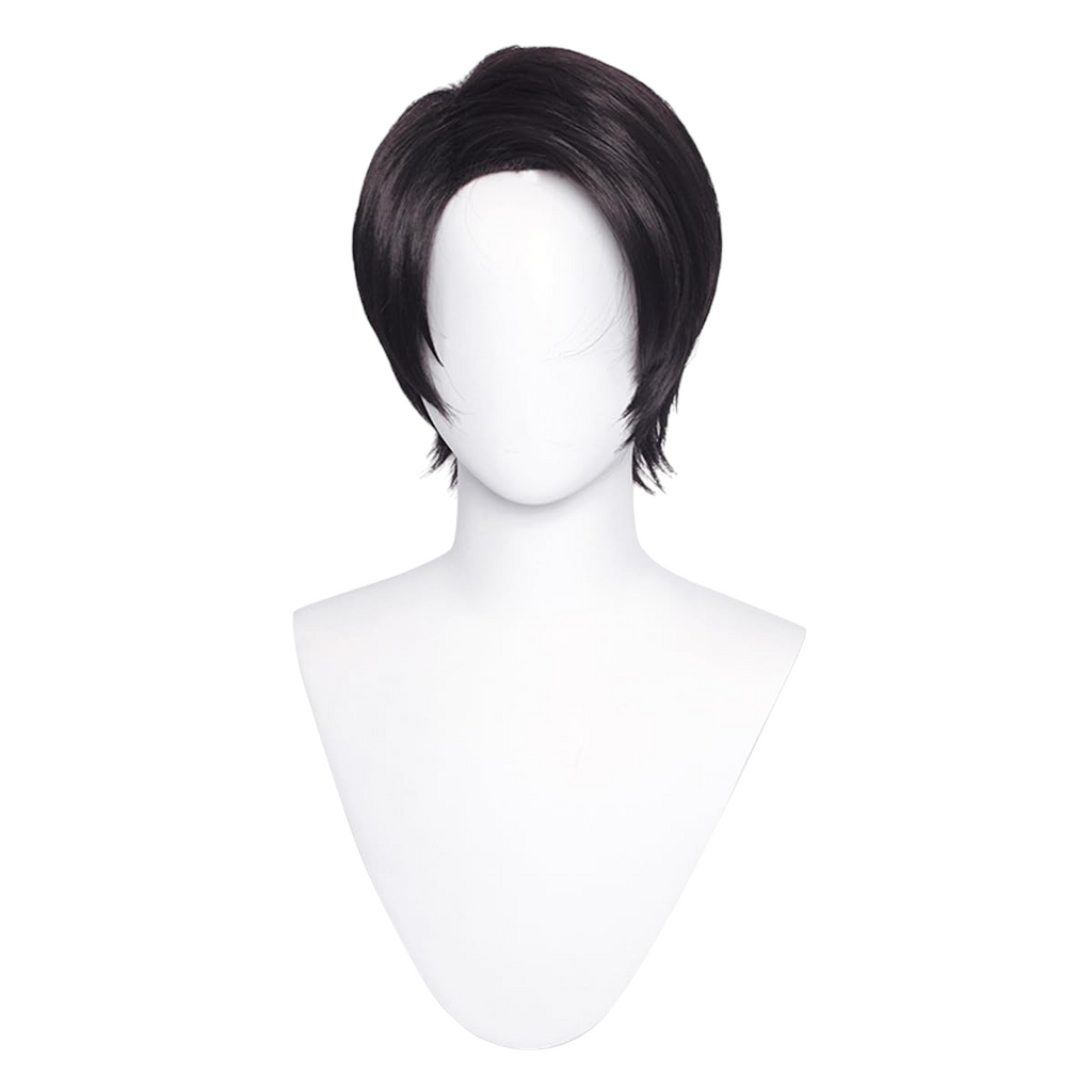White Smoke Yuta Okkotsu Cosplay Wig - Jujutsu Kaisen (Black 3/7 Part) (FEVERCOS)
