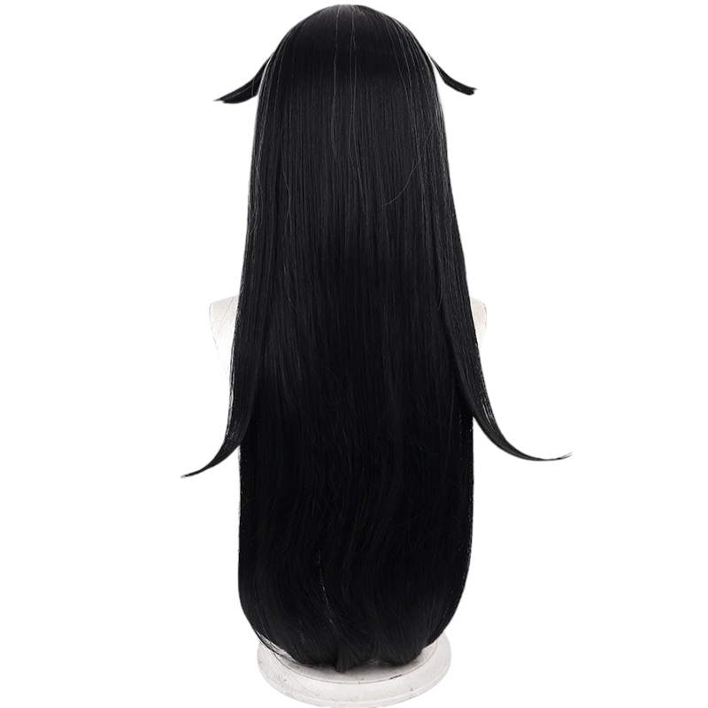 White Smoke Coralie 6626 Planck Cosplay Wig - Honkai Impact 3rd (Black with White Highlights) (FEVERCOS)