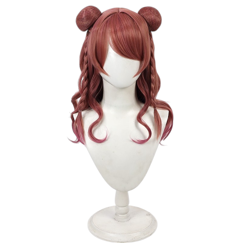 White Smoke Saki Hanami (Integrated Braid Scalp Ver.) Cosplay Wig - Gakuen Idolmaster (FEVERCOS)