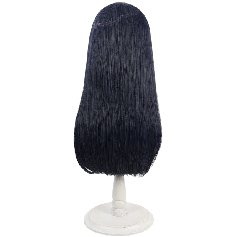 White Smoke Hiruko Shizukuhara Cosplay Wig - Final Defense Academy (Dark Blue Scalp) (FEVERCOS)