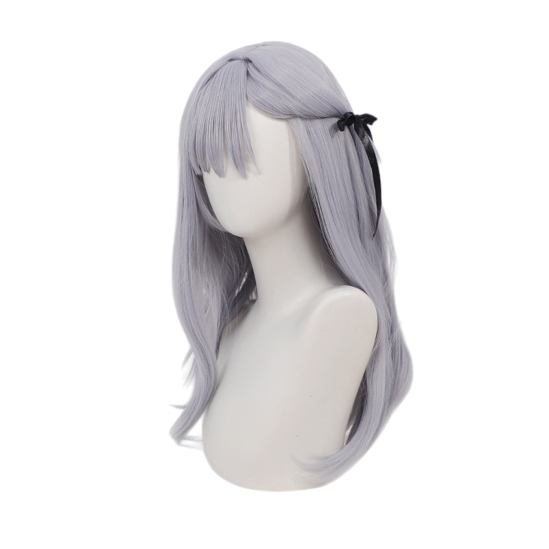 White Smoke Dorothy (Emotion/Gratitude Ver.) Cosplay Wig - NIKKE (Blue-Grey Long Scalp) (FEVERCOS)
