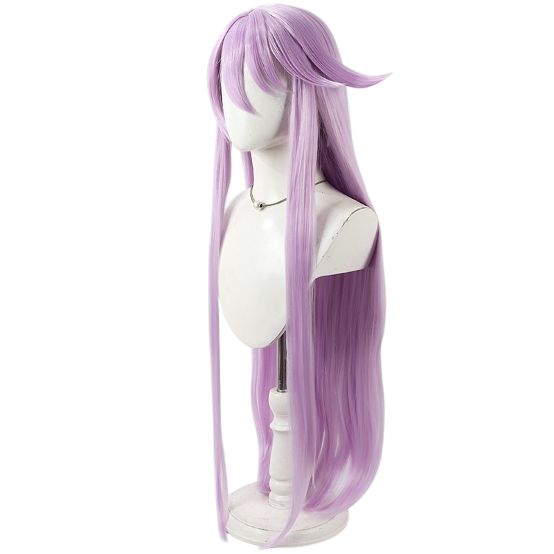 White Smoke Yuri Tsukikage (Cure Moonlight) Cosplay Wig - HeartCatch PreCure! (Purple Swept) (FEVERCOS)