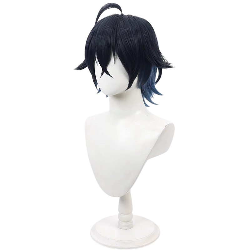 White Smoke Will Serfort Cosplay Wig - Wistoria: Wand and Sword (Gradient Teased Short) (FEVERCOS)