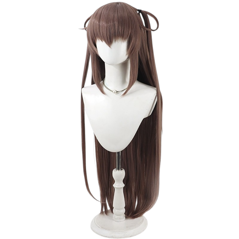 White Smoke Yukikaze Mizuki Cosplay Wig - Action Taimanin (Multi-Color Long Straight Scalp) (FEVERCOS)