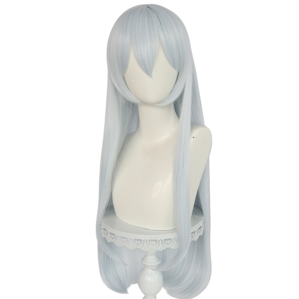 Gray Kanade Yoisaki Cosplay Wig - Project Sekai (Long Grey-Blue) (FEVERCOS)