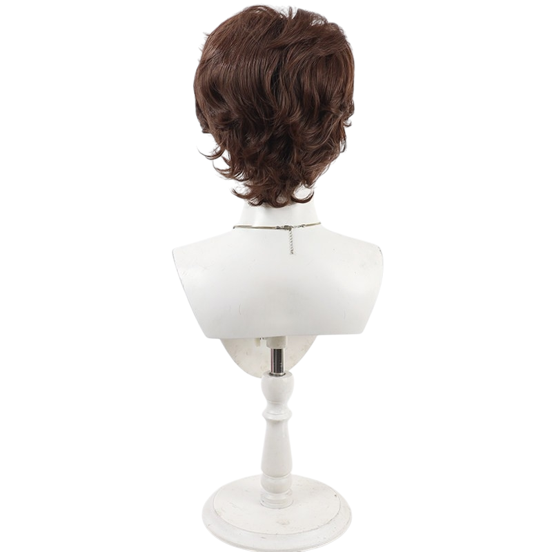 White Smoke Gustav Cosplay Wig - 33rd Expedition Team (Brown Widow's Peak) (FEVERCOS)