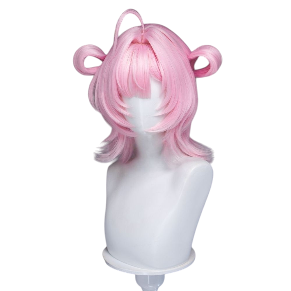 White Smoke Xiaozhi Cosplay Wig - Neverness to Everness (Teased Crown Middle Part) (FEVERCOS)