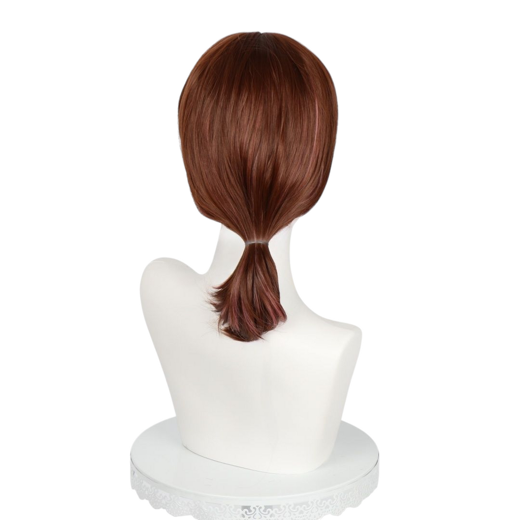White Smoke Utage Kinoshita Cosplay Wig - Tamon-kun Ima Docchi?! (Brown Pink Gradient) (FEVERCOS)