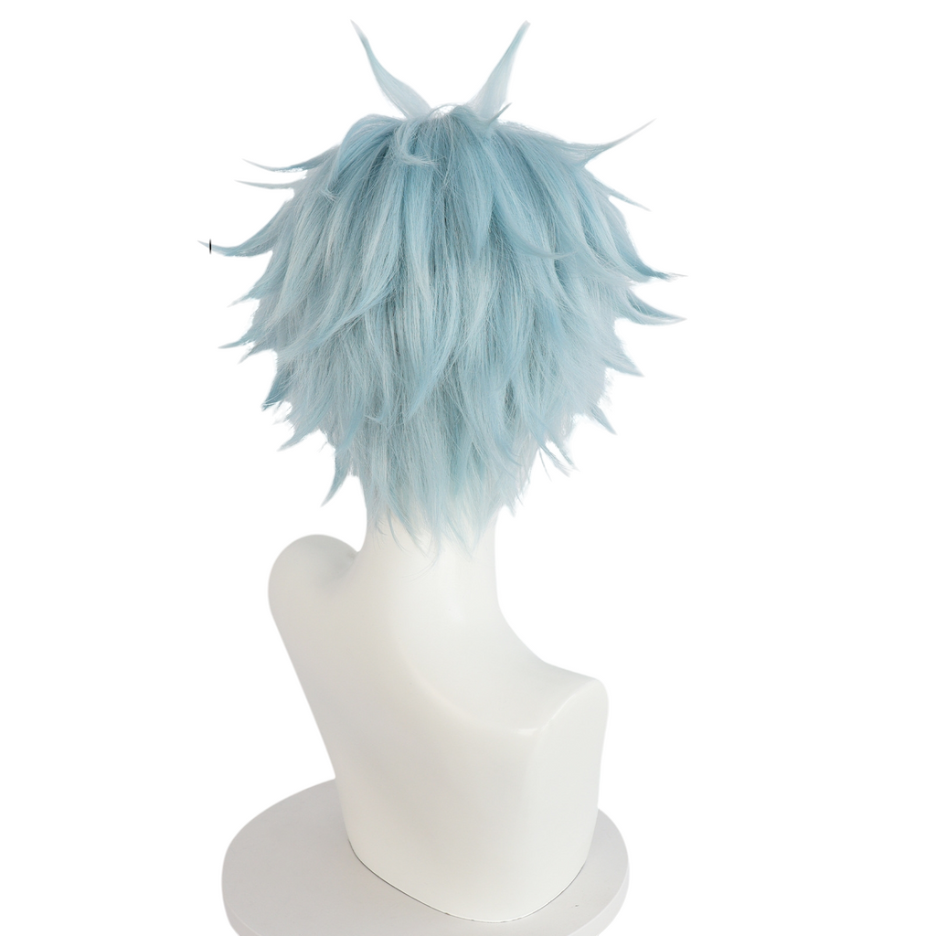 White Smoke Shinichi Okazaki Cosplay Wig - NANA (Ice Blue Grey Punk) (FEVERCOS)