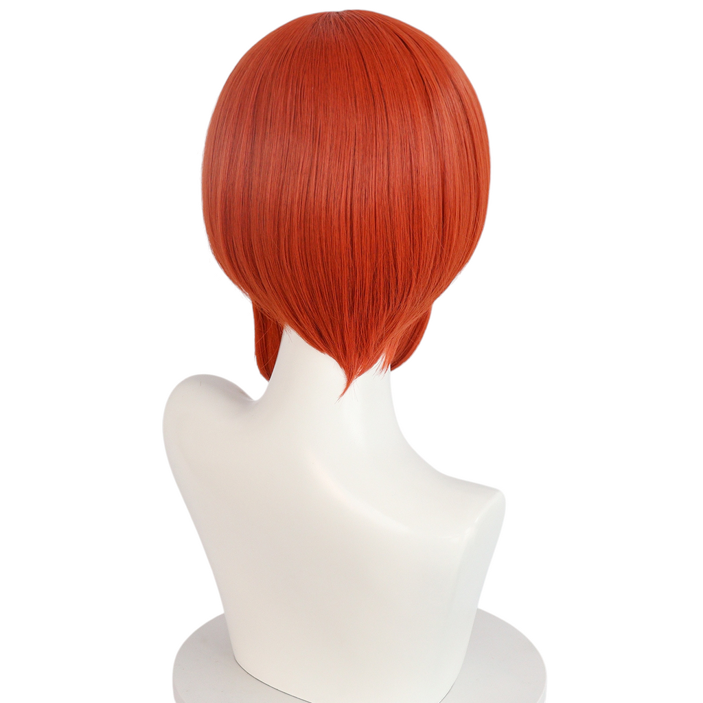 Antique White Kagura Cosplay Wig - Gintama (Vermillion/Orange Buns) (FEVERCOS)