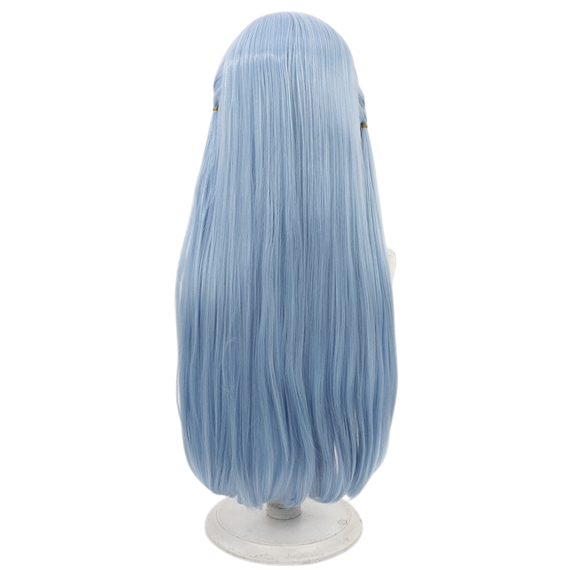 White Smoke Sakiko Togawa Cosplay Wig - BanG Dream! MyGO!!! (Side Braids Long Wavy) (FEVERCOS)