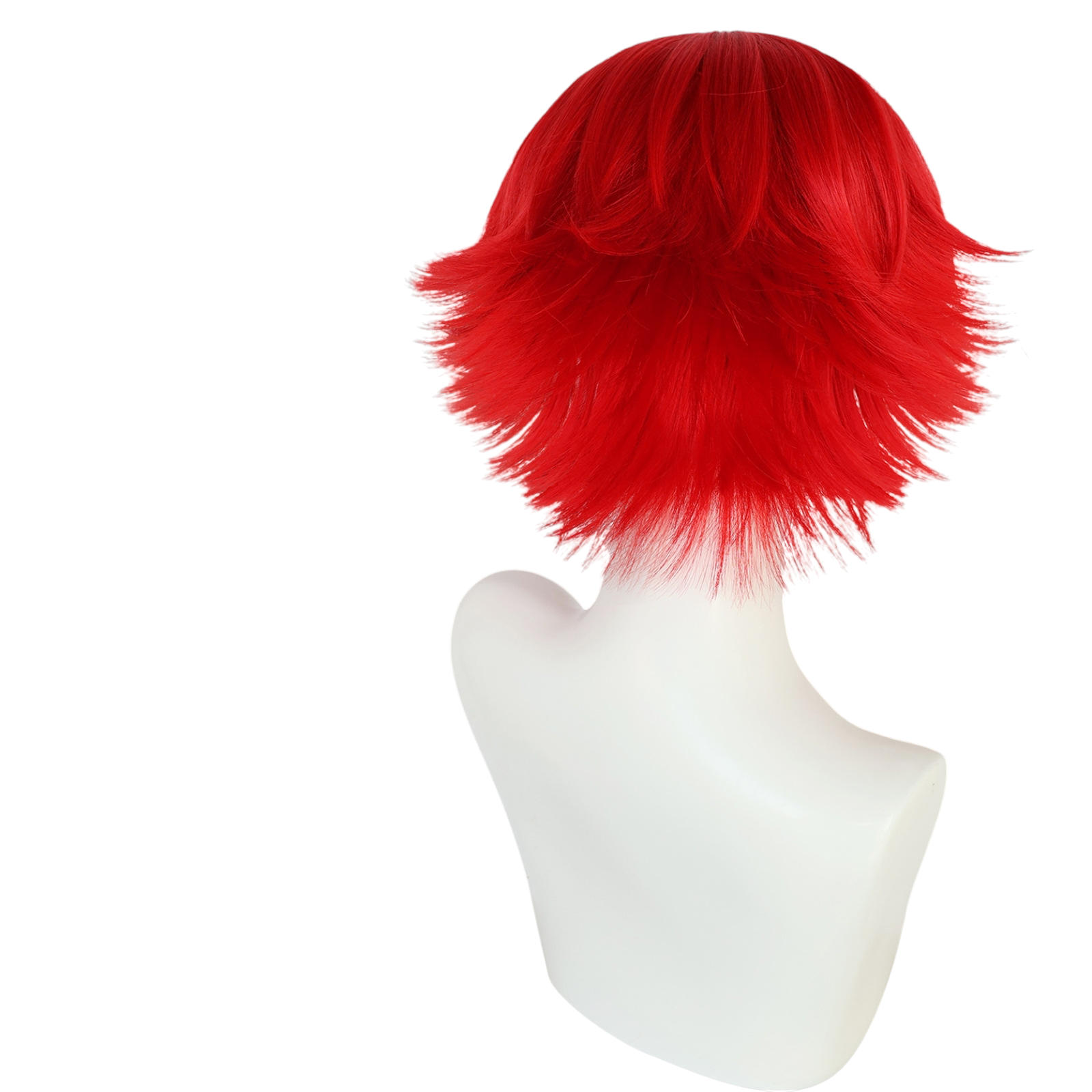 White Smoke Eiji Kikumaru Cosplay Wig - The Prince of Tennis (Red Spiky) (FEVERCOS)