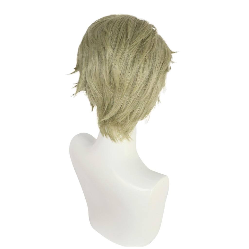 Light Gray Kento Nanami Cosplay Wig - Jujutsu Kaisen (Blonde Side Part) (FEVERCOS)