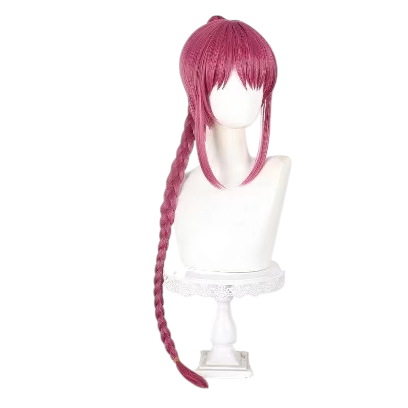 White Smoke Lu Shaotang Cosplay Wig - Sakamoto Days (Braided Clip-on Ponytail) (FEVERCOS)