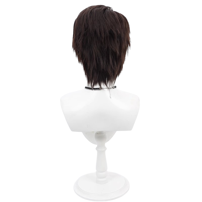 White Smoke Jayce Cosplay Wig - Arcane / League of Legends (Brown Widow's Peak) (FEVERCOS)