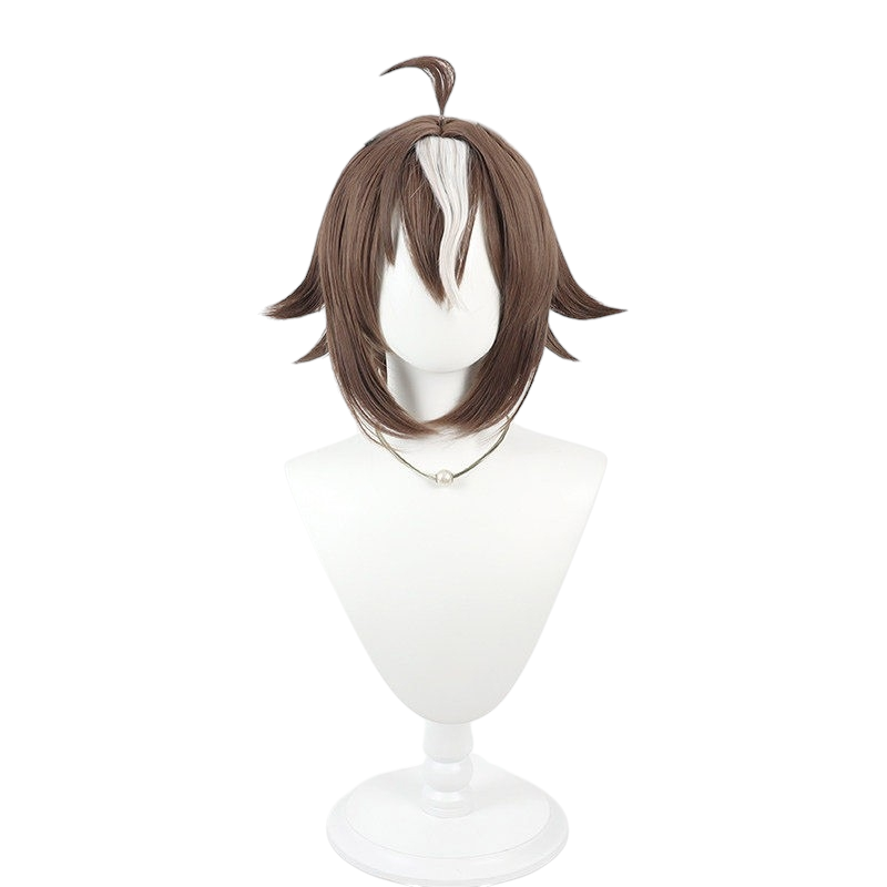 White Smoke Duramente Cosplay Wig - Pretty Derby (White Highlight Ears Tail Set) (FEVERCOS)