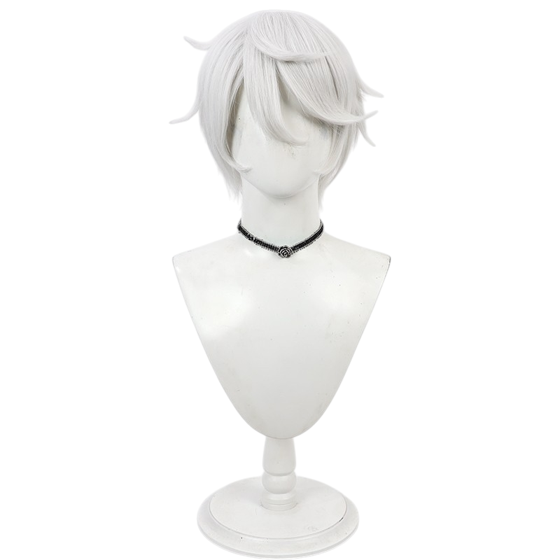 White Smoke Sett Cosplay Wig - Nina the Starry Bride (Teased Flipped Layers) (FEVERCOS)