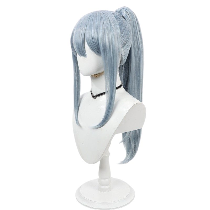 Abyss Razor Cosplay Wig - Mashle: Magic and Muscles (Light Blue Tied Ponytail) (FEVERCOS)