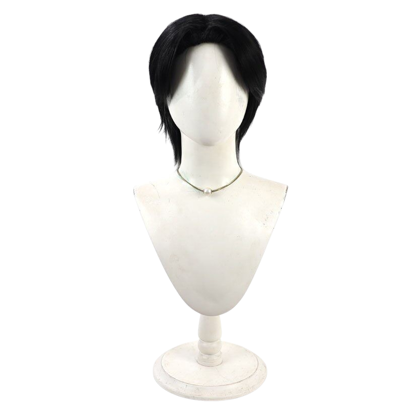 White Smoke Inaba Gou Cosplay Wig - Touken Ranbu (Black Gradient Loose) (FEVERCOS)