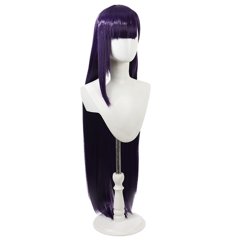 White Smoke Ren Yamashiro Cosplay Wig - Chained Soldier (Deep Purple Long) (FEVERCOS)