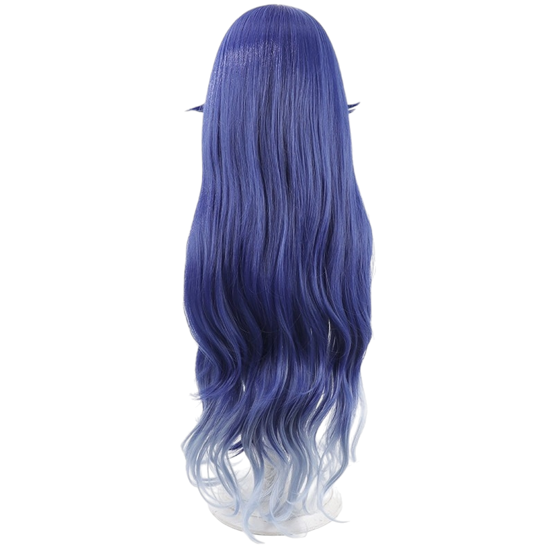 White Smoke Lucilla Cosplay Wig - Wuthering Waves (Multi-Color Gradient Curls) (FEVERCOS)