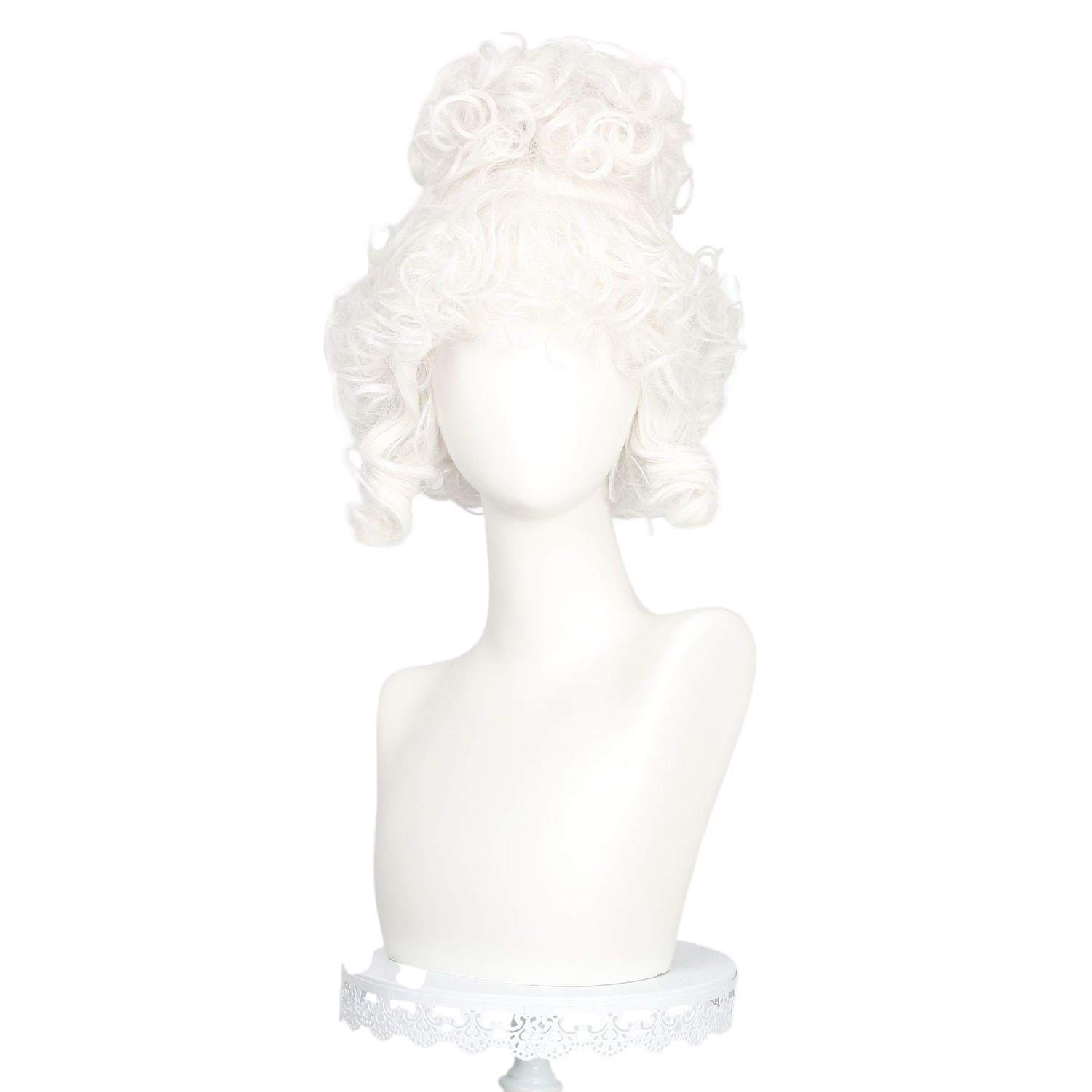 White Smoke Dawn Bellwether Cosplay Wig - Mammal City (Integrated Updo) (FEVERCOS) Zootopia