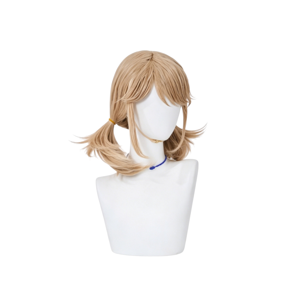 White Smoke Emma Woods (Sanrio Collab) Cosplay Wig - Identity V (Flaxen Brown Twin Tails) (FEVERCOS)