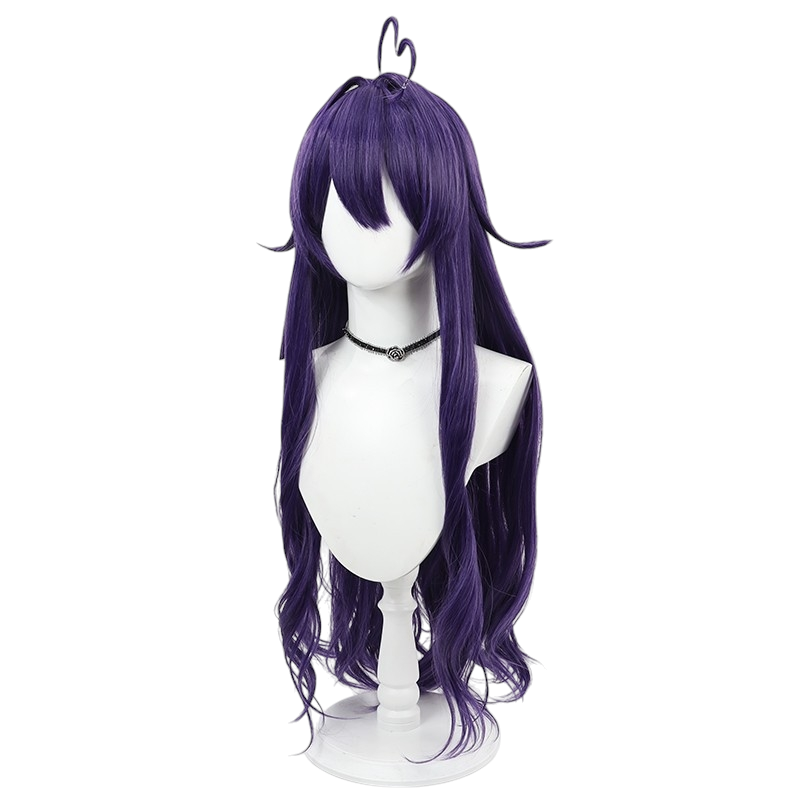White Smoke Utena Hiiragi Cosplay Wig - Gushing over Magical Girls (Magia Baiser Long Deep Purple) (FEVERCOS)