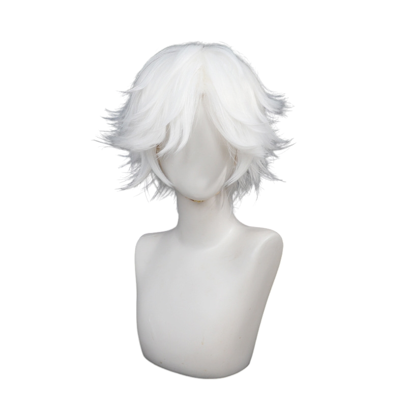 White Smoke Qifrey Cosplay Wig - Witch Hat Atelier (White Teased Short) (FEVERCOS)