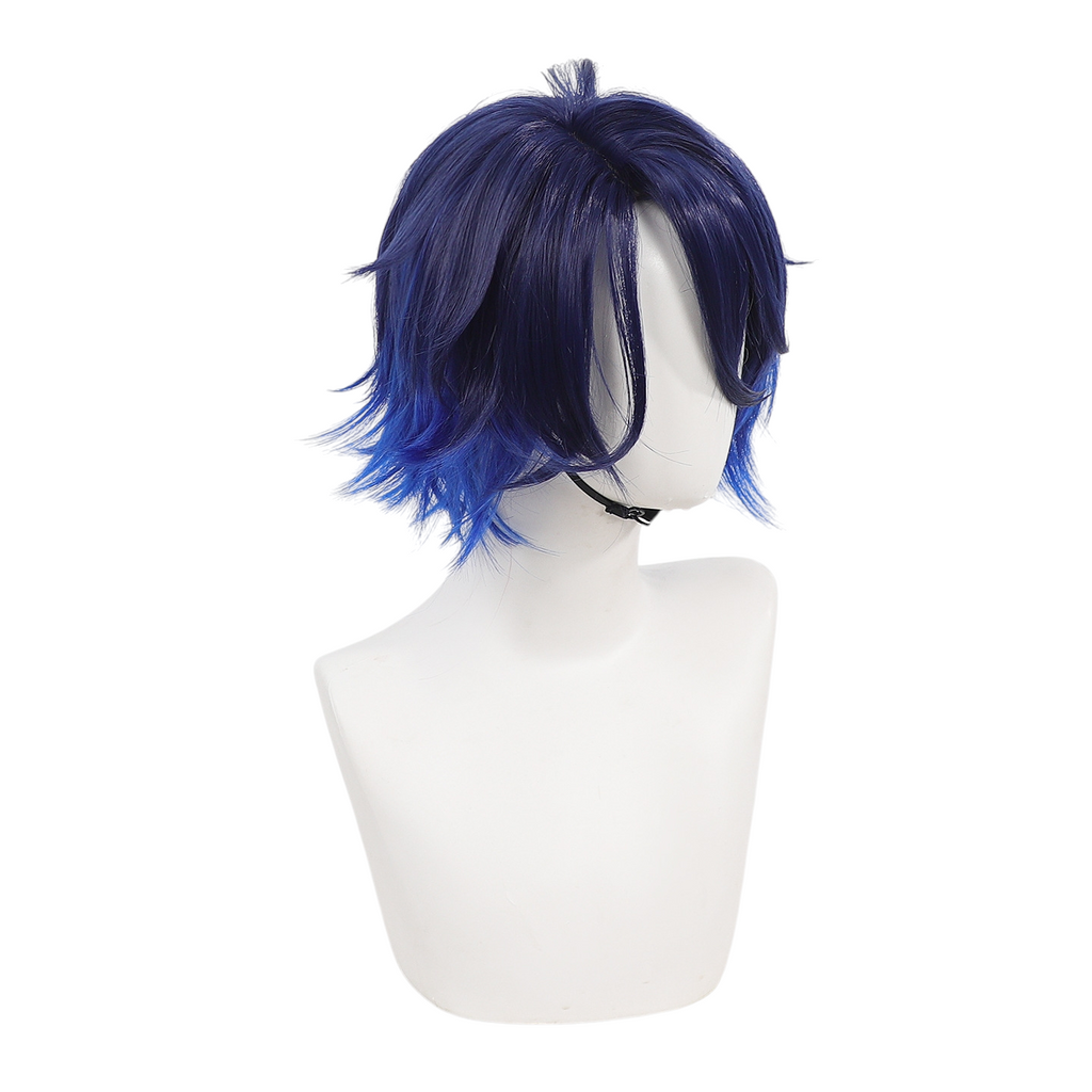 White Smoke Chitose Kanra Cosplay Wig - Ensemble Stars!! (Gradient Short Scalp) (FEVERCOS)