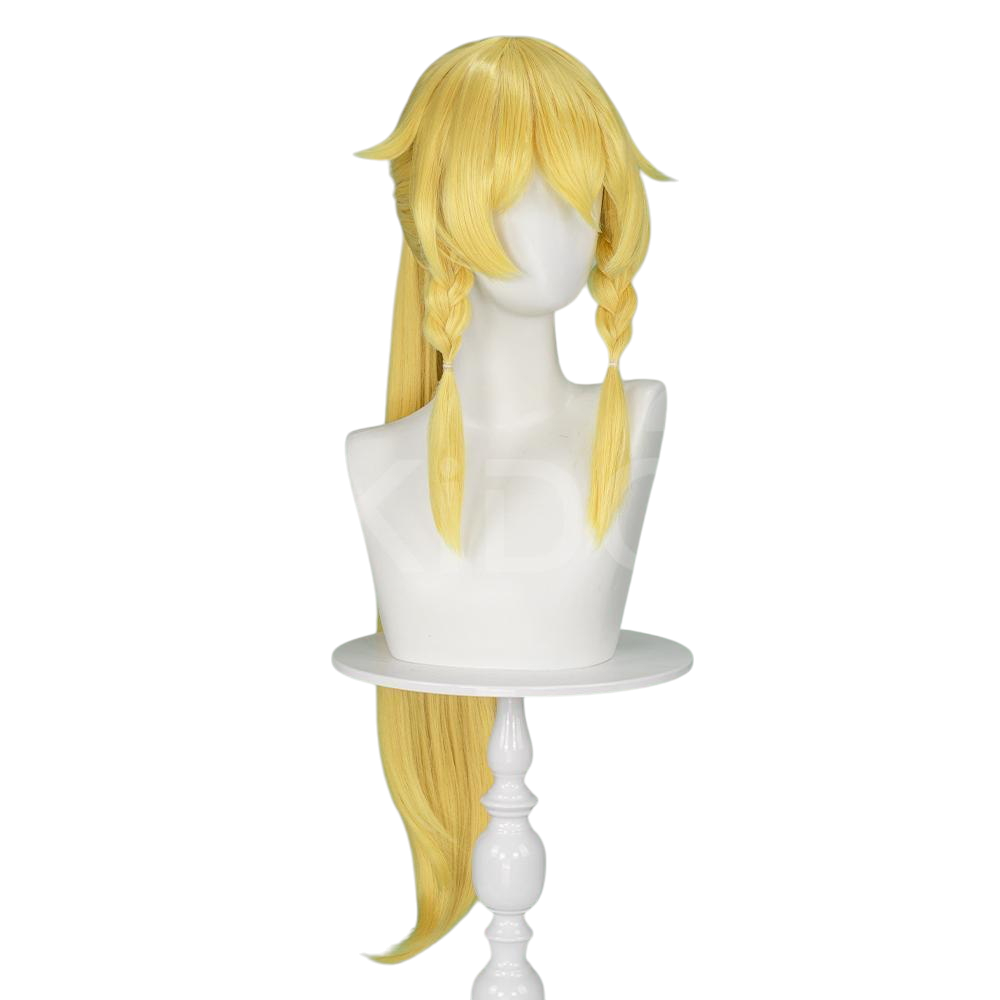 White Smoke Suguha Kirigaya / Leafa Cosplay Wig - Sword Art Online (Detachable Ponytail) (FEVERCOS)