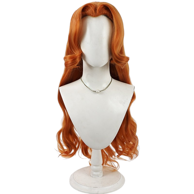 White Smoke Rangiku Matsumoto Cosplay Wig - BLEACH (Strawberry Blonde Widow's Peak) (FEVERCOS)