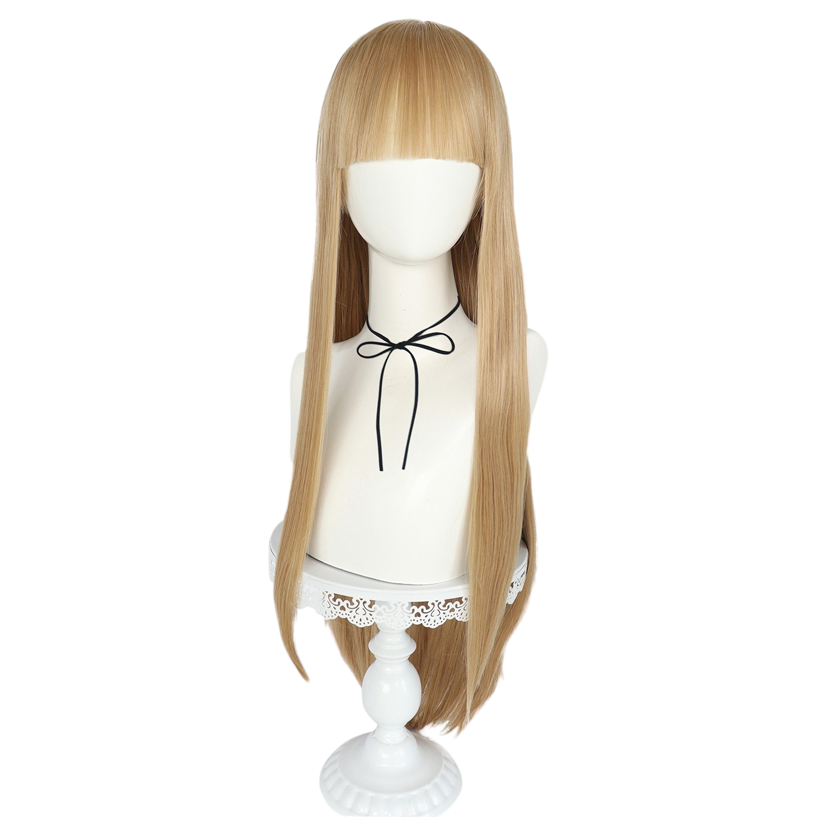 Light Gray Viper Cosplay Wig - NIKKE: Goddess of Victory (Ash Brown/Pink Scalp) (FEVERCOS)