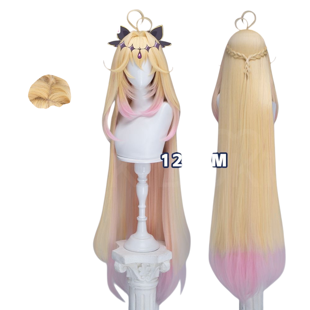 White Smoke Senya Ruruka Cosplay Wig - Star Detective Precure (120cm Extreme Length) (FEVERCOS)