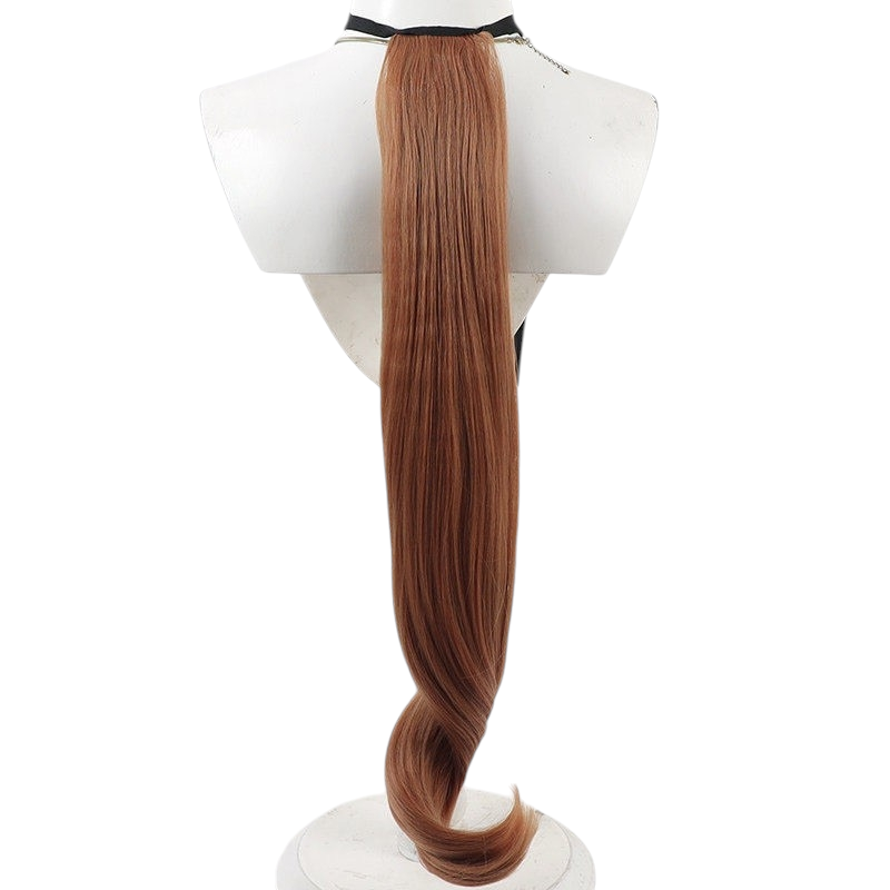 White Smoke Dictus Striker Cosplay Wig - Uma Musume (Reddish Brown with Ears) (FEVERCOS)
