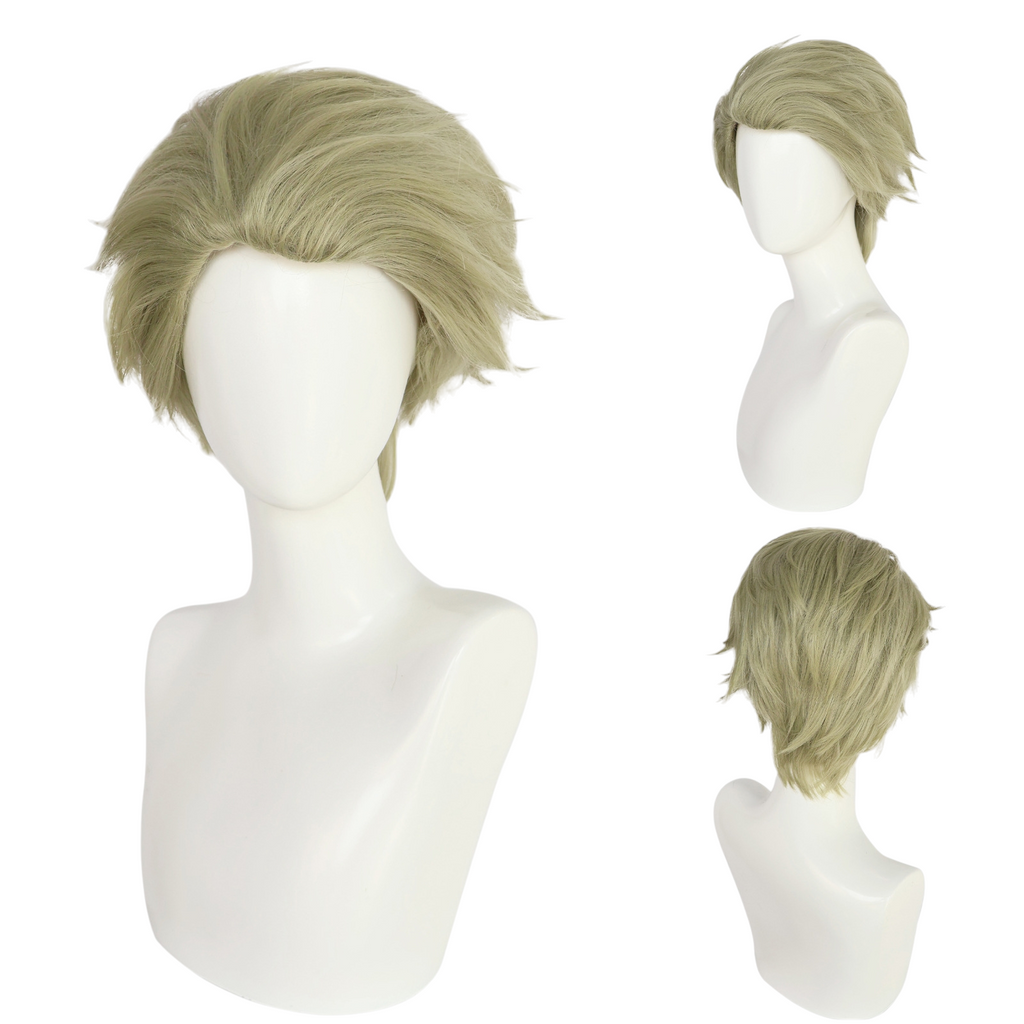 Beige Kento Nanami Cosplay Wig - Jujutsu Kaisen (Blonde Side Part) (FEVERCOS)