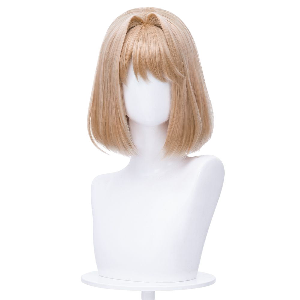 White Smoke Shiina Cosplay Wig - The Summer You Were There (Simulation Scalp Bob) (FEVERCOS)