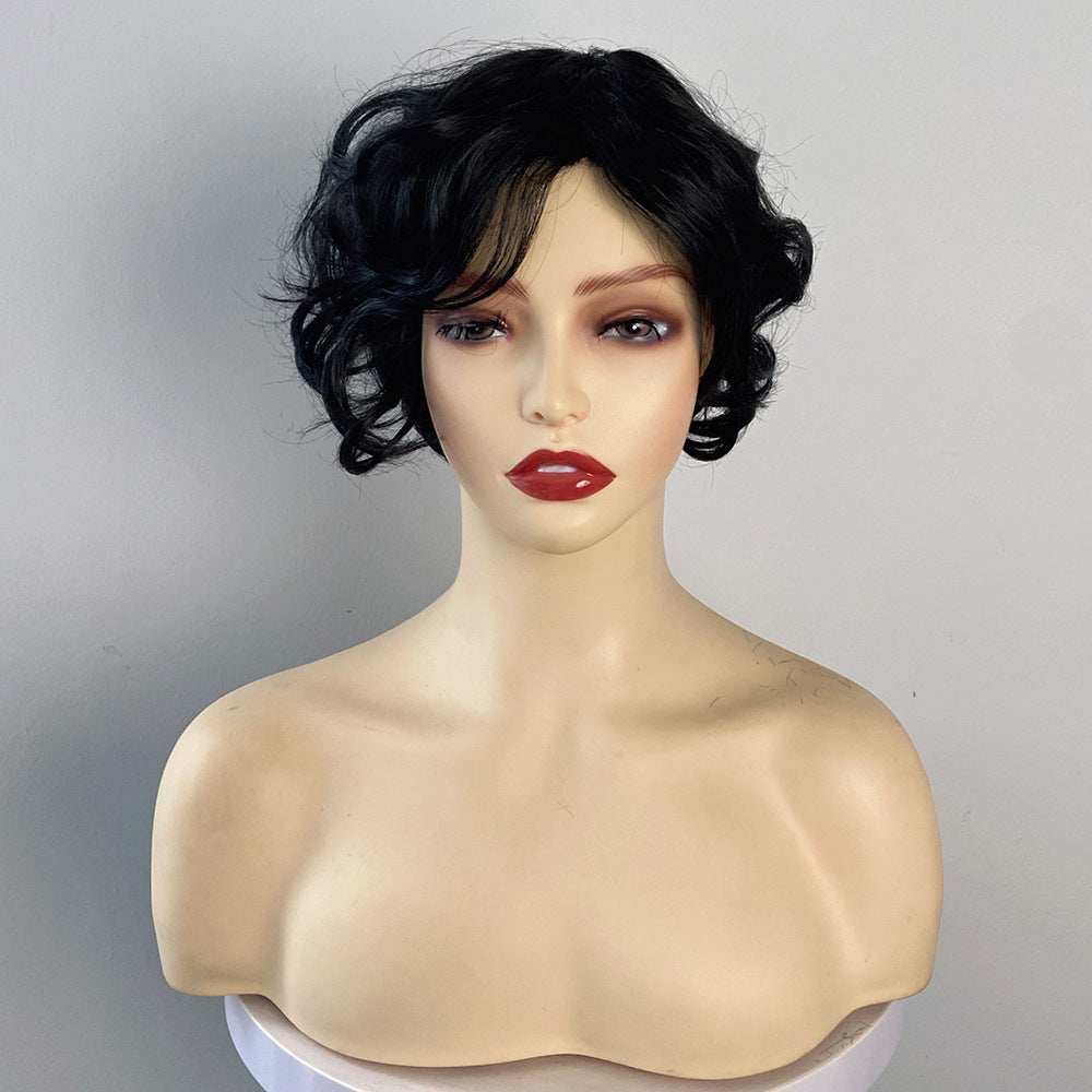 Gray Retro Fluffy Wavy Bob - Vintage Collection (Short Volume) (FEVERCOS)