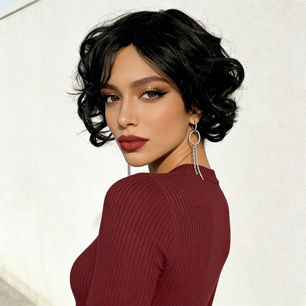 Lavender Retro Fluffy Wavy Bob - Vintage Collection (Short Volume) (FEVERCOS)