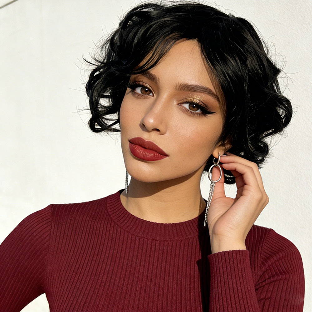 Lavender Retro Fluffy Wavy Bob - Vintage Collection (Short Volume) (FEVERCOS)