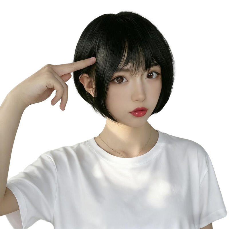 Flawless Natural Straight Bob Wig - Everyday Elegance (Air Bangs) (FEVERCOS)